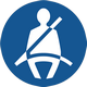 Wear the seat belt.